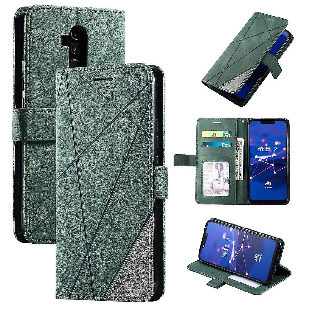(Green) For Huawei Mate 20 Lite Leather Case Green 6956163116147
