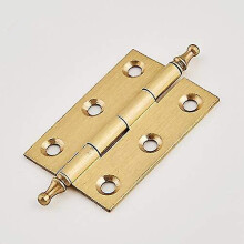4pack Decorative Solid Brass Cabinet Cupboard Door Decorative Butt Hinges - Furniture Hardware Lot 3inch (4,3")