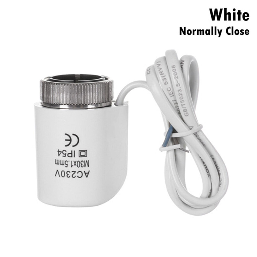 (White, Closed) Electric Actuator Electrothermal Valve Manifold Open Close Floor Heating Parts 9033322133690