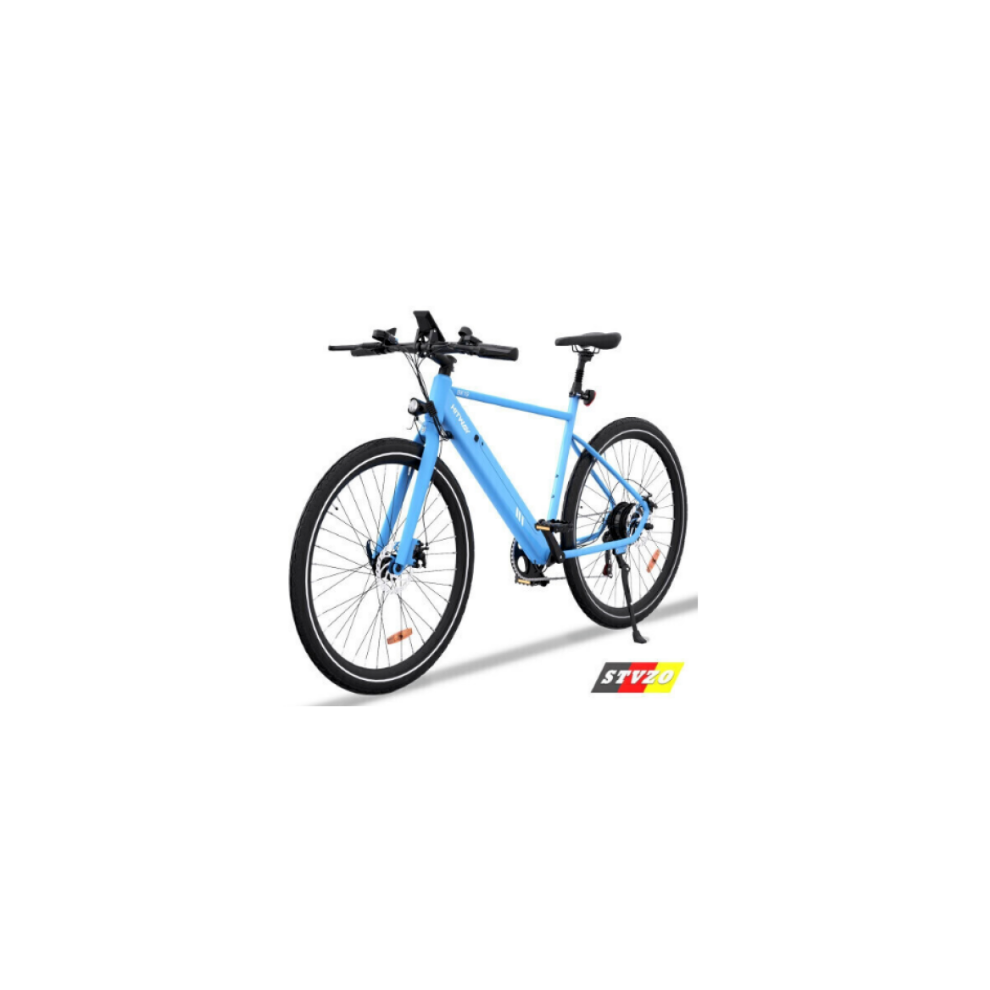 (Blue) BK19 E-Bike, Electric Bike, 26" Ebikes, up 90KM Hybrid Bike