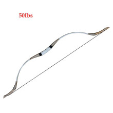 (50lbs) Outdoor Hunting Accessories 30-70 Pounds Traditional Mongolian Longbow Bow Cow Leather And Wood Material Hunting Archery Recurve