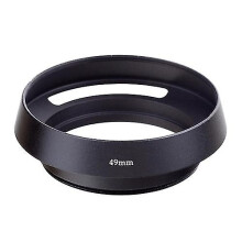 49mm Metal Vented Lens Hood For Leica(black)