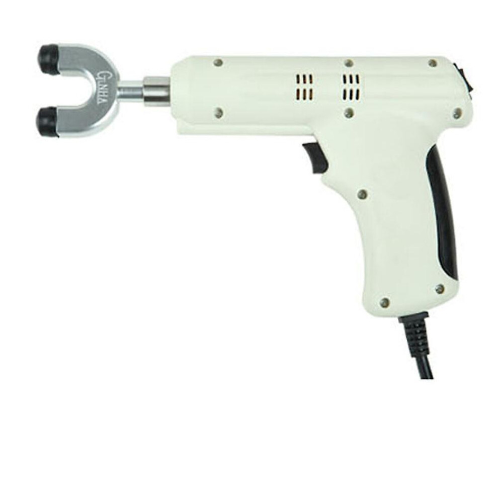 White Electric Chiropractic Adjusting Tool Spine Activator Massager