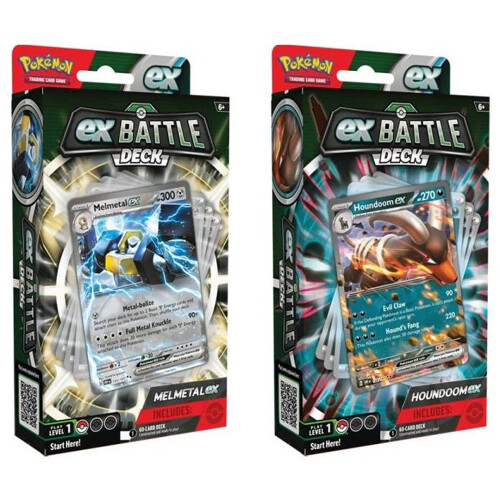 Pokémon Pokémon TCG: Ex Battle Deck - Melmetal Ex Or Houndoom Ex