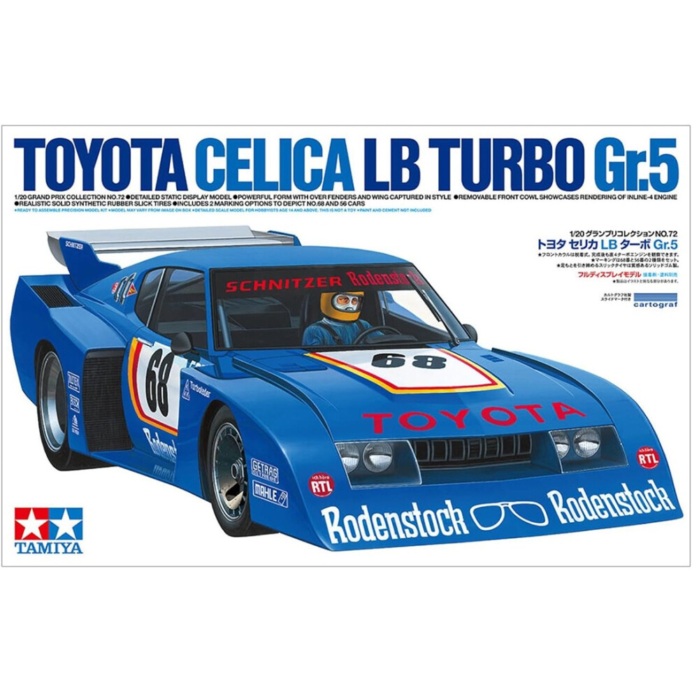 Toyota Celica LB Turbo Gr.5 1:20 Model Kit