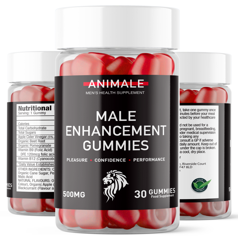 Animale Male Enancement Gummies  [ 1 Bottle ] 1 Month Supply