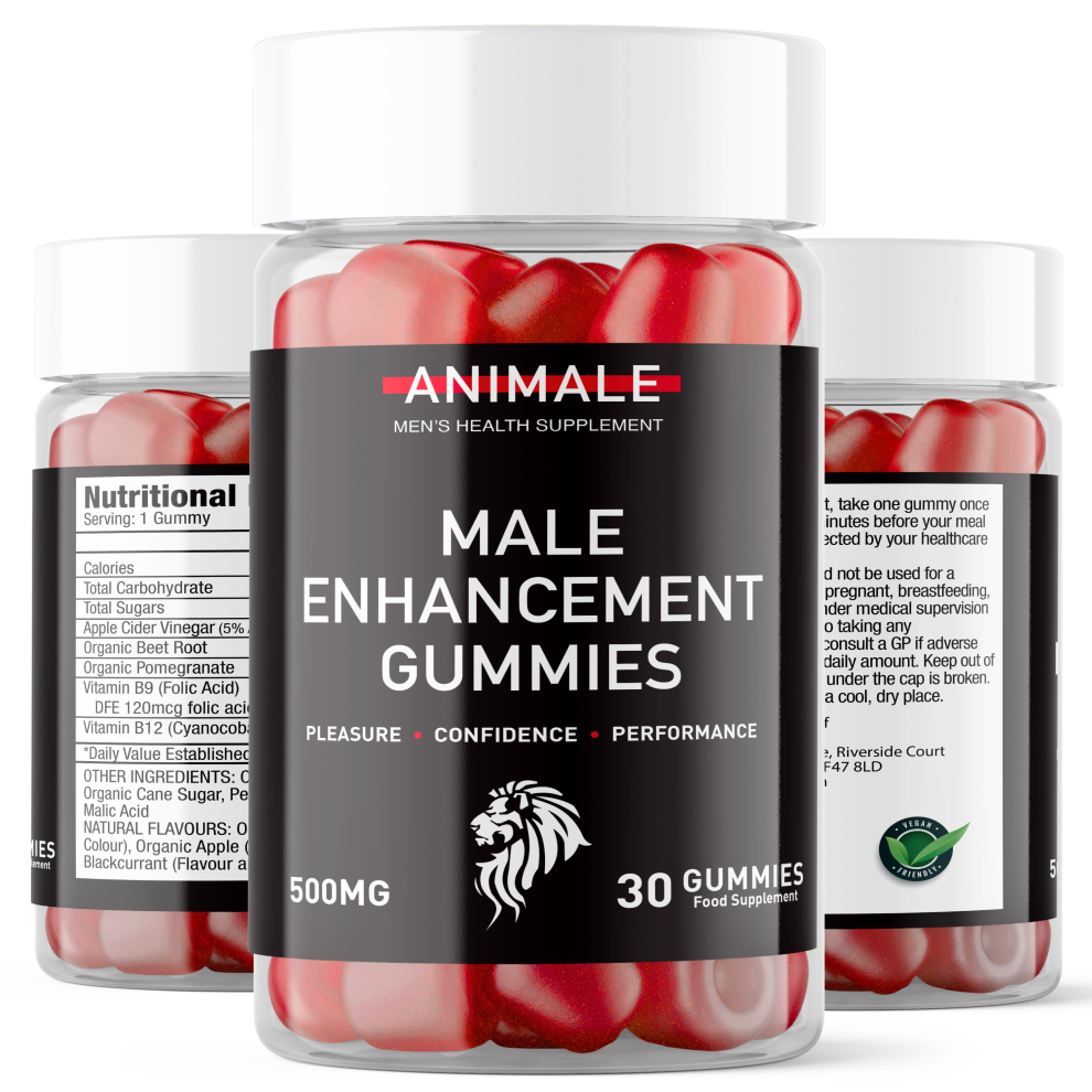 Supplement Paradise Animale Male Enancement Gummies [ 1 Bottle ] 1 Month Supply