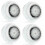 4 Replacement Brush Head Sensitive Compatible With Clarisonic Mia 1 2 3 1