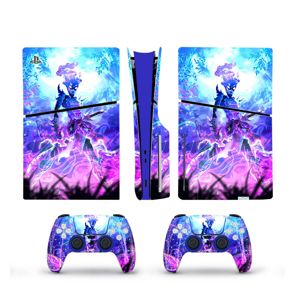 (3) PS5 Slim Disc Console Skin Sticker Fortnite