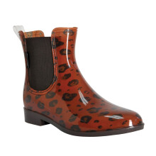 (7 UK, Copper Almond/Chocolate) Regatta Womens/Ladies Harriet Animal Print Wellington Boots