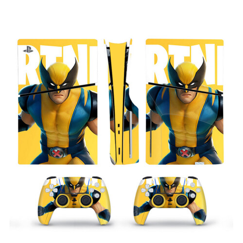 (8) PS5 Slim Disc Console Skin Sticker Fortnite
