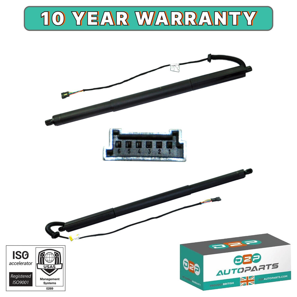 2X Bmw X3 F25 Rear Lh & Rh Spindle Drive/Gas Strut Spring For Auto Tailgate Boot