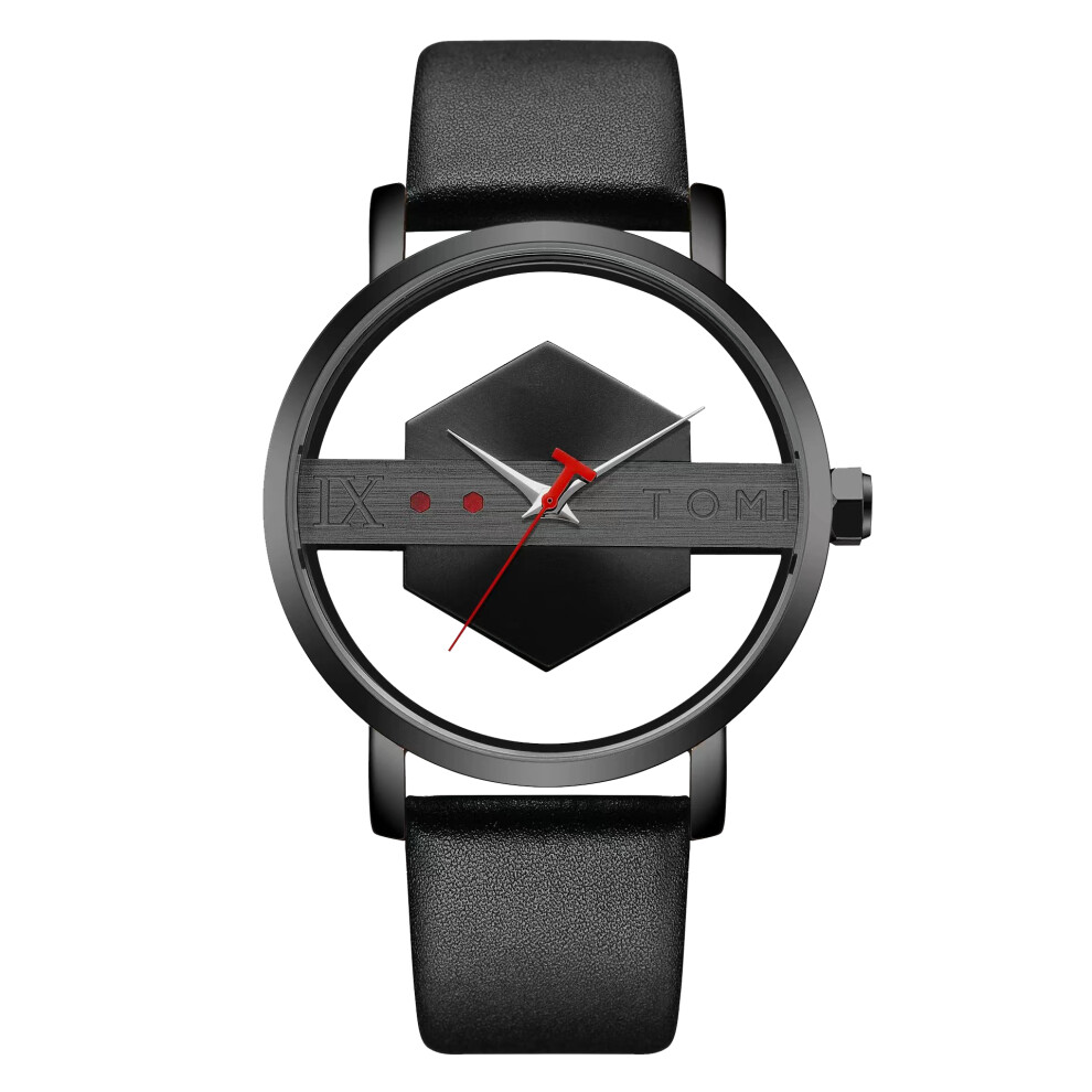 (T100-1) Sophisticated and Stylish Creative Fashion Hollow Luxury Quartz Watch for Women