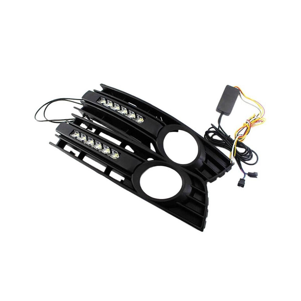 Front Fog Led Daytime Running Grille Fog Frame Car For A4 B6 2001-2005 8E0807681 Light 6956163142061