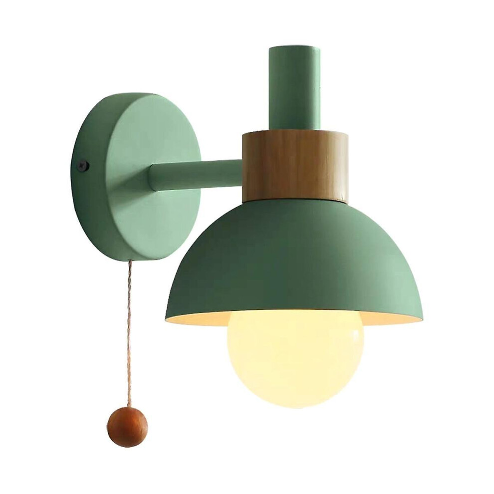 Led Wall Lamp With Switch Wood Sconce Lights Indoor Lighting Home Decor Bedside Bedroom Living Room