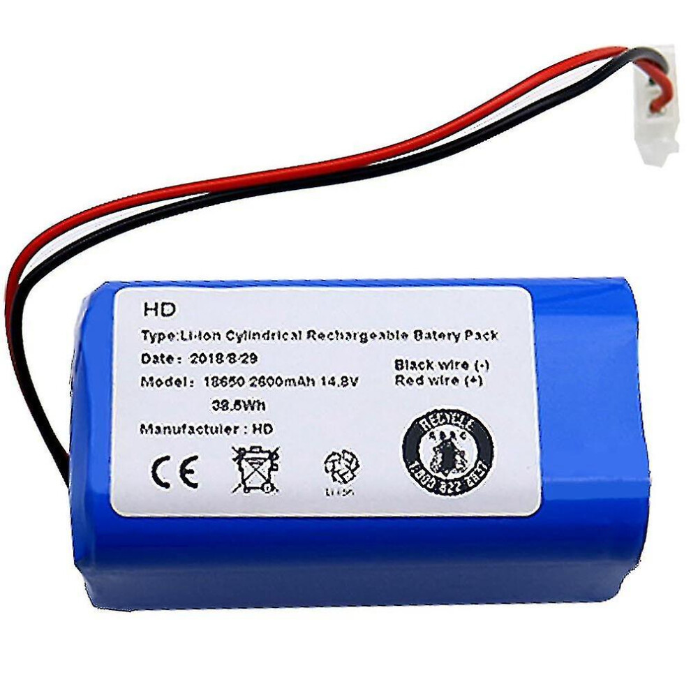 Rechargeable For Battery 14.8v 2600mah Robotic Vacuum Cleaner Accessories Parts For A4 A4s A6