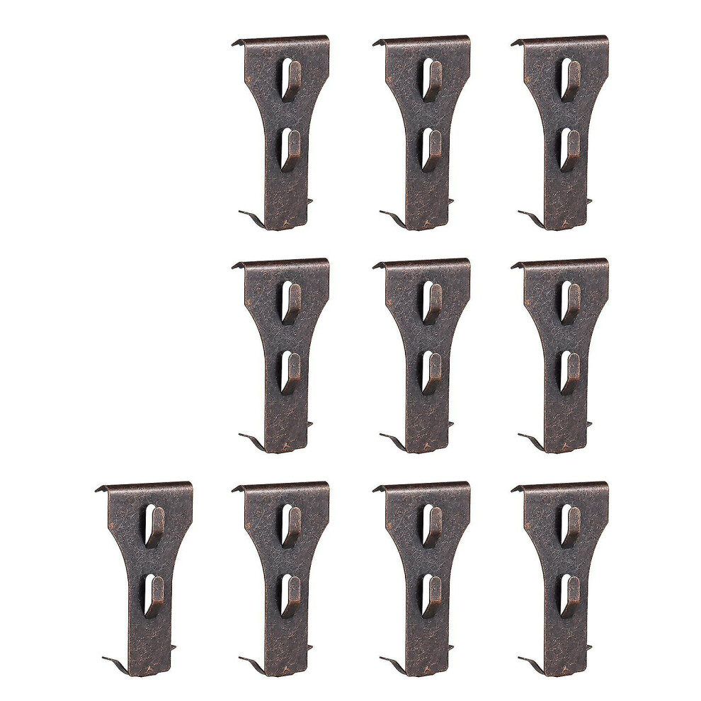 10 Pcs Brick Hook Clip Outdoor Hanging Hooks For 60-70Mm Brick In Height No Drilling Sliding Brick 6956163151551