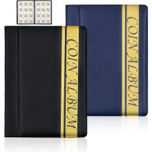 2pcs 120 Pocket Coin Album, Coin Binder, Coin Storage, Book Coin Collection Album