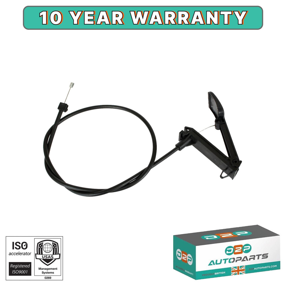 Bonnet Release Short Cable For Citroen C5 C8 Fiat Ulysse Peugeot 407 807 7937J1 5056167426424