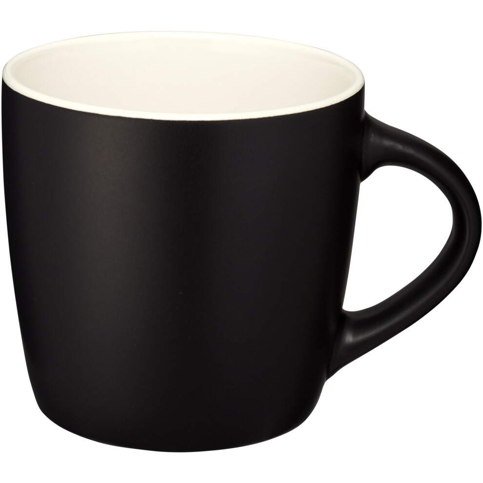 Bullet Black/White (11 X 8.4 X 8.8 Cm, Solid ) Riviera Ceramic Mug Size 11