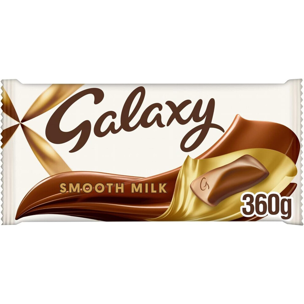 Galaxy Smooth Milk Chocolate Bar Sharing 360 g (Packaging May Vary)