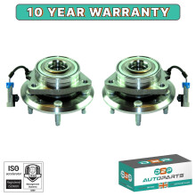 2X Wheel Bearing Hub & Abs Sensor Front For Vauxhall Antara, Chevrolet Captiva