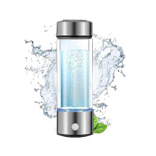 Hydrogen Generator, Portable Hydrogen Water Glass Maker Hydrogen Alkaline Water Machine, Hydrogen-rich Loniser With Spe And Pem Technology Usb Recharg