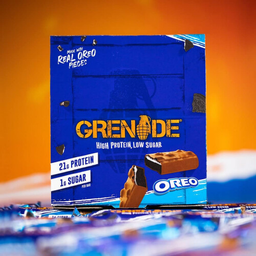 Grenade Grenade High Protein, Low Sugar Bar - OREO, 12 x 60 g 1