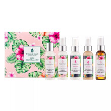 Flora & Curl Mini Essentials Kit - Cruelty-Free Curly Travel Hair Care Set (5 Bottles) - 51024