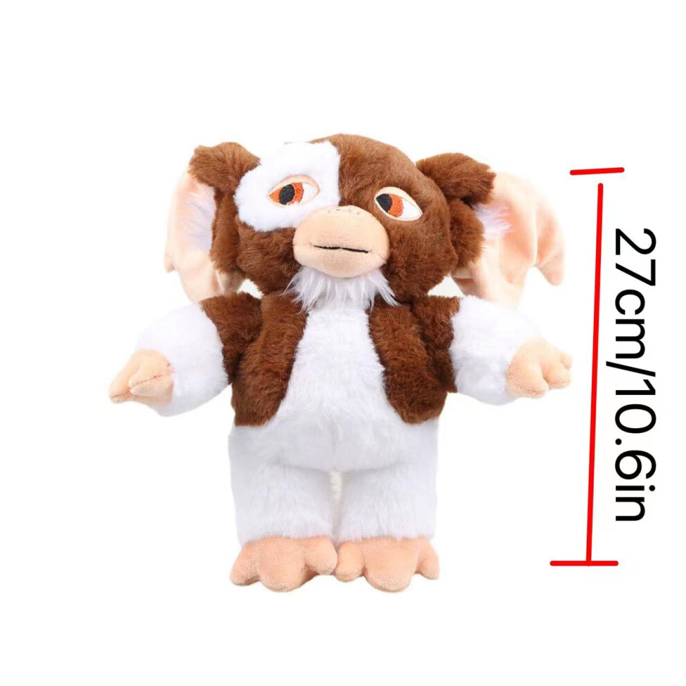 Mdsrjone (, 26.92Cm) 27Cm/10.6In Gremlins Gizmo Plush Toy Soft Fluffy Movie Character Gremlins 3 Stuffed Plush Dolls Gifts White
