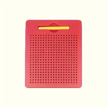 (Red, 1pc) Steel Ball Magnetic Drawing Board Digital Letter Magnetic Drawing Board Plastic Puzzle