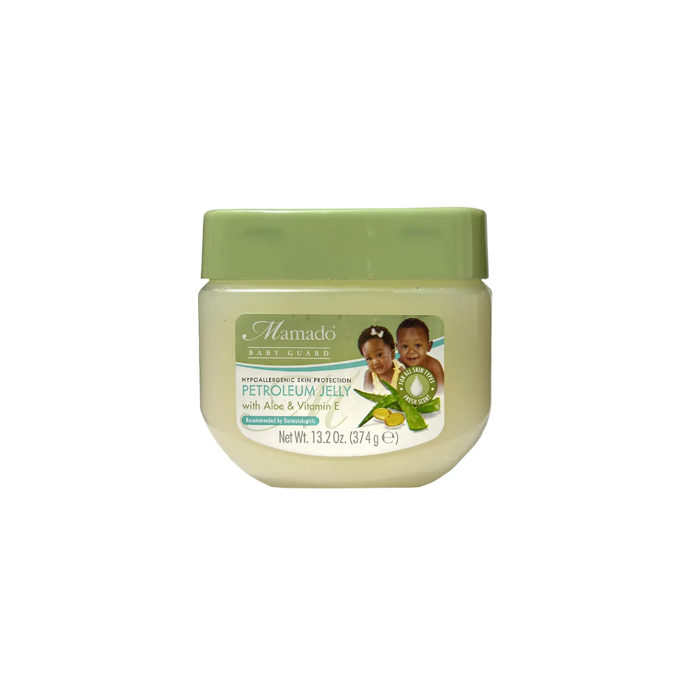 Mamado Baby Guard Petroleum Jelly Aloe & Vitamine 374G Free Uk Postage