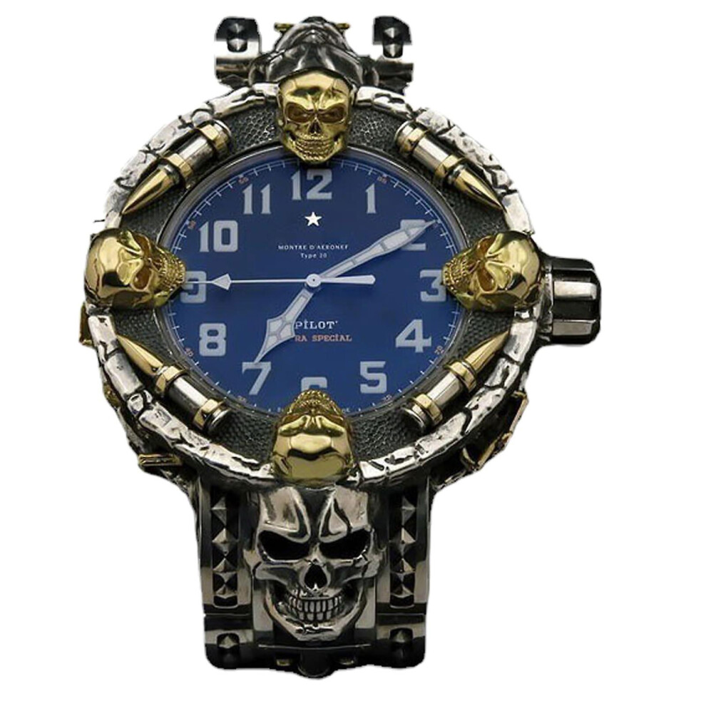 Mysterious Forbidden Bullet Skull Wrist Watch