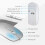 Bluetooth mouse, rechargeable noiseless mini wireless mouse 4