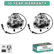 2x REAR WHEEL BEARING HUB + ABS FOR LAND ROVER DISCOVERY 2 2.5 TD5 4.0 V8 (PAIR)