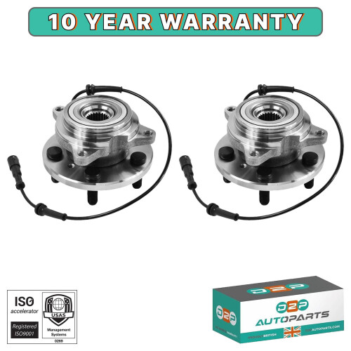 2x REAR WHEEL BEARING HUB + ABS FOR LAND ROVER DISCOVERY 2 2.5 TD5 4.0 V8 (PAIR)