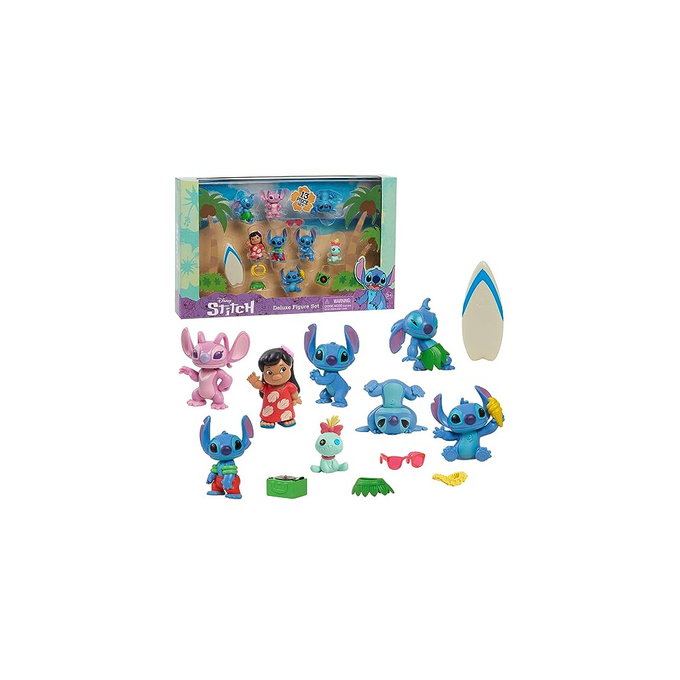 Disney 46259 Deluxe Lilo & Stitch Character Set Figure, Blue, 24.13