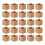 100pcs/pack Cake Case Tools Disposable For Baking Party Moulds Bread Muffin Loaf 5