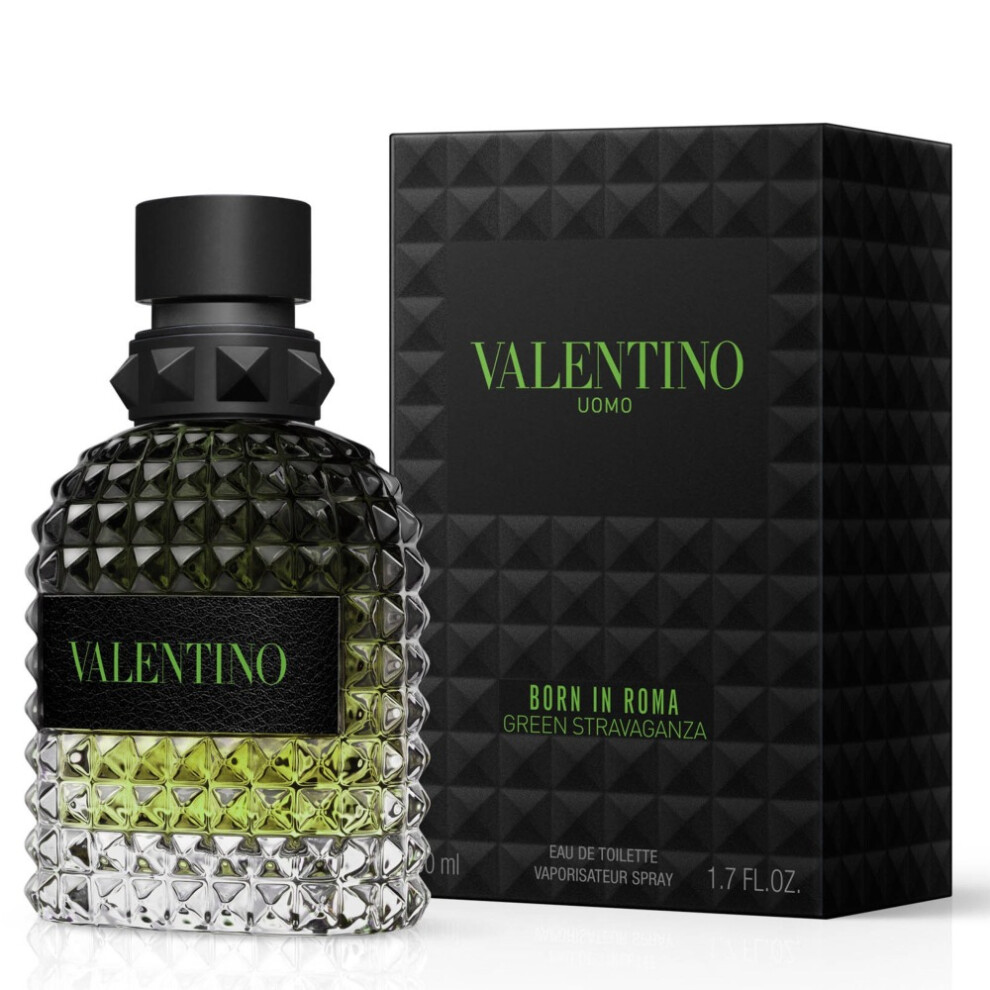 Valentino Uomo Born In Roma Green Stravaganza 50ml Eau de Toilette