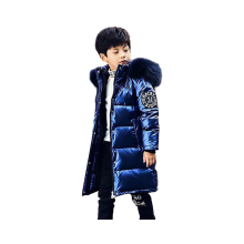 (Blue, 9-10 Years) Kids Girls Coat Padded Winter Watertight Jacket UK