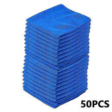 50pcs Microfibre Cleaning Auto Car Soft Cloths Wash Towel Duster-1
