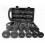 Pitted Surface Dumbbell Set Black Color 10Kg 4