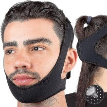 Anti Snore Chin Strap, Chin Straps For Snoring, Flexible Breathable Anti Snoring Device, Sleep Aid S