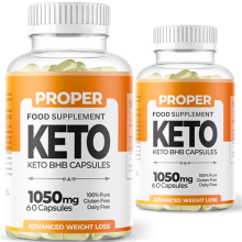 Keto Proper Advanced Weight Management [120 Capsules] 2 Months Supply