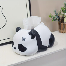 (Panda Tissue Box) Cute Panda Tissue Box, Desktop Tissue Holder, Tissue Storage Box