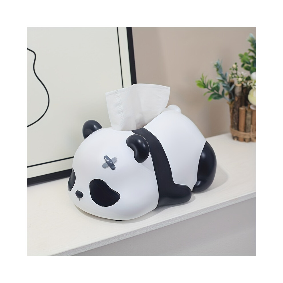 Mdsrjone (Panda Tissue Box) Cute Panda Tissue Box, Desktop Tissue Holder, Tissue Storage Box