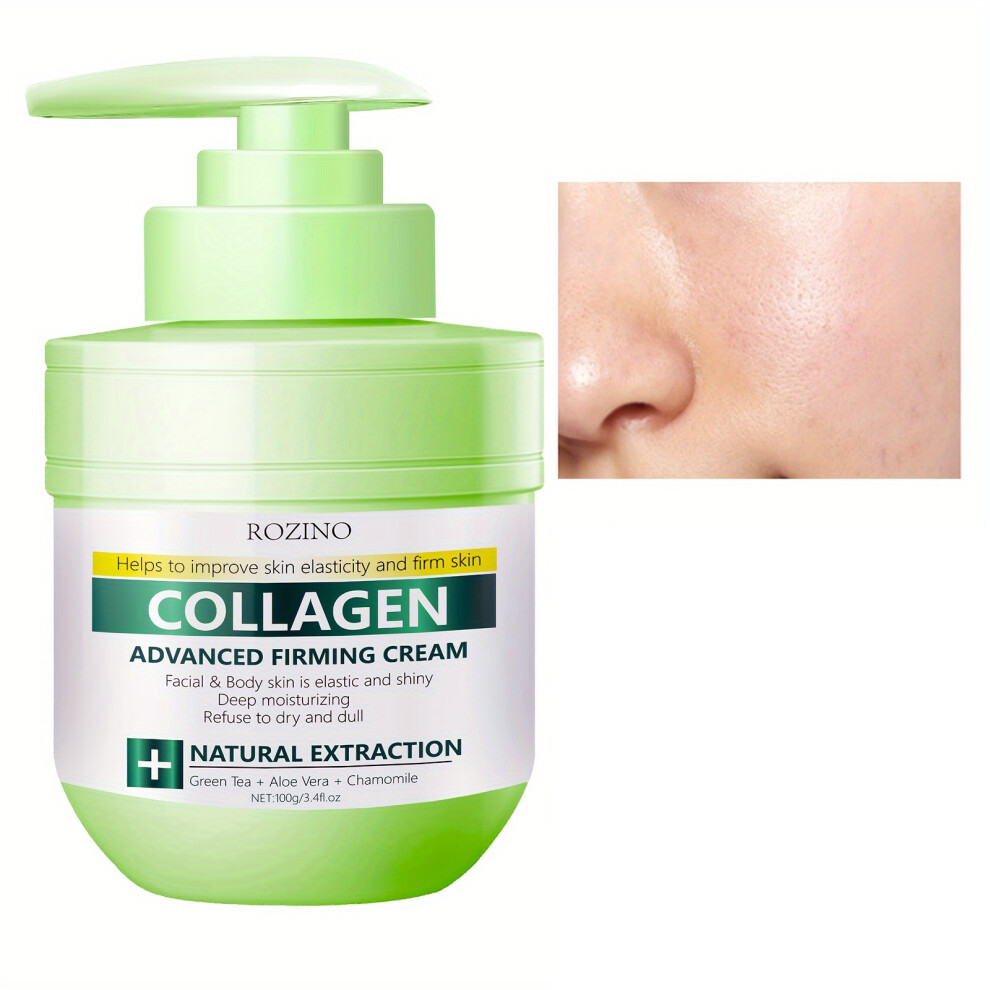 (100g) Collagen Firming Cream - 100g, Deeply Moisturizes and Restores Skin Elasticity