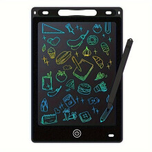 (Black, 21.59 cm) LCD Writing Tablet, Colorful Screen Graffiti Board Drawing Pad