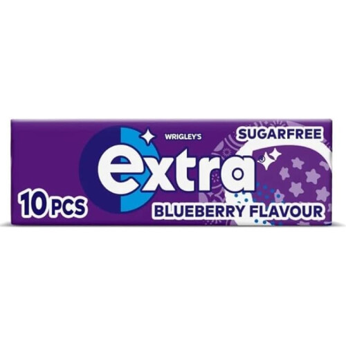 Wrigley's Extra Chewing Gum (Pack Of 20) Blueberry