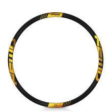 (Bright gold) Otwoo Readu Road Bike 2021 Ffwd F3d Rim Sticker Bicycle Wheel Set Stickers Personalized Decoration Waterproof Sunscreen Cycling Decals